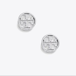 Tory Burch Hex Logo stud earring
